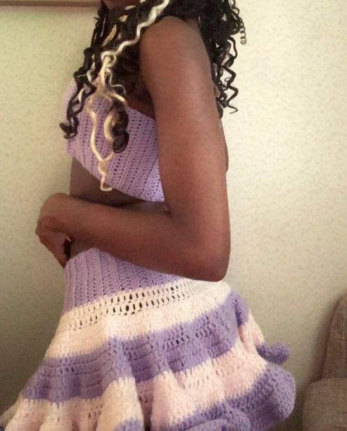 Cotton candy bikini set